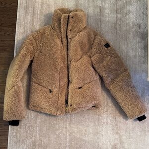 Cozy Tan Sherpa Jacket